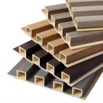 3D Fluted WPC Wall Panel — application photograph