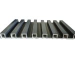 3D Fluted WPC Wall Panel — application photograph