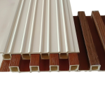 Solid Plain WPC Wall Panel — application photograph