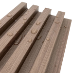 Solid Plain WPC Wall Panel — application photograph