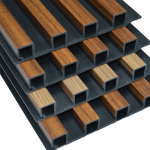 Solid Plain WPC Wall Panel — application photograph