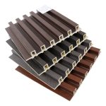 3D Fluted WPC Wall Panel — application photograph