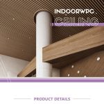 Decorative WPC Ceiling Tube 25 × 100 mm — ceiling tube
