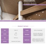 Ventilated WPC Ceiling Tube 40 × 25 mm — ceiling tube