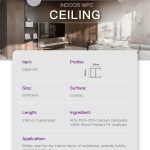 WPC Ceiling Tube 50 × 60 mm — ceiling tube