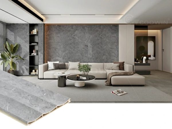 Wave Wood-grain WPC Wall Panel 209mm — wall panel