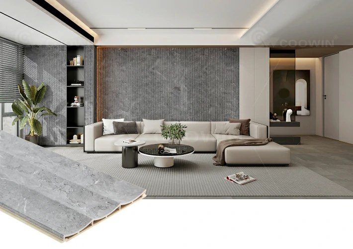 Wave Wood-grain WPC Wall Panel 209mm — wall panel